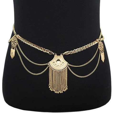 boho belt chain